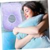 Cabilock Memory Foam Pillow for Back Pain Couch Desk Nap Pillow Ergonomic Design Random Color view 4