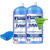 EliteWare Dish Sponge with one Collapsible Funnel and Dawn Ultra Platinum Foam Dish Soap - 30.9 oz Refill, Fresh Rapids Scent (2 Bottles) view 1