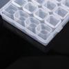 28 Slots Adjustable Storage Box, Transparent Pills Organizer Container for Earrings, Rings, Beads Suitable for Travel view 4