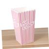 ABOOFAN 6PCS Plus Size Striped Paper Popcorn Boxes for Parties Pink Disposable Treat Containers for Events Movie Nights and Gatherings view 3