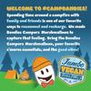 Dandies Jumbo Campers, Vegan Marshmallows, No Artificial Flavorings, Food Dyes, Corn Syrup, or Gelatin, Perfect for Smores and Camping (2 Pack) view 3