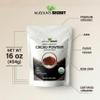 Mayans Secret - Organic Cocoa Powder Unsweetened - Raw Cacao Powder Organic Pure Dark Cacao for Smoothie, Coffee and Drink Mixes - Non-Alkalized, Vegan & Gluten Free (1 Pound - Pack of 1) view 2