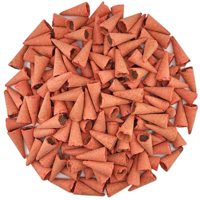 FirstChoiceCandy Mini Wafer Chocolate Cones Bite Size (2.2 Pound (Pack of 1), STRAWBERRY CHOCOLATE)