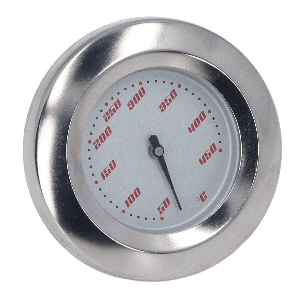 Grill Thermometer, 50 to 450 BBQ Grill Smoker Thermometer with 3 Inch Large Dial, Stainless Steel Kitchen Temp for Meat Cooking