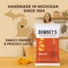 Downeys Potato Chips, Kettle-Cooked Potato Chips, Handcrafted Snack, Small-Batch, Light and Crispy, Gluten-Free, Made in Michigan (8oz, 3-Pack) (Barbeque) view 2