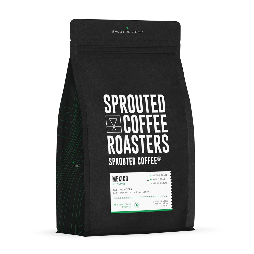 SPROUTED COFFEE - Mexico (organically sourced, washed, sprouted & roasted)