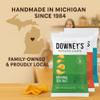 Downey's Kettle-Cooked Potato Chips, Handcrafted Snack, Small-Batch, Light and Crispy, Gluten-Free, Made in Michigan, Original Flavor, No Salt Added, 8oz, 3-Pack view 3