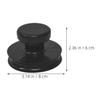 Abaodam 2Pcs Singing Bowl Suction Handles Durable Lifting Tools for Meditation Yoga Sound Adhesion for Easy Attachment Detachment for Home view 2