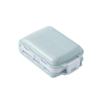 HOODANCOS 1Pc Blue Portable Three Pill Organizer Case Travel Friendly Medicine Storage Container Durable and Easy to Use for Daily Medication Management view 1