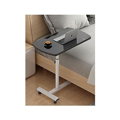 Overbed Table Height Adjustable Overbed Table Laptop Stand for Bed - Hospital Table Over Bed Desk with Standing Desk Feature, Suitable for Varying Bed Heights