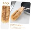 SHERCHPRY U-Shaped Natural Coconut Fiber Pot Brush Professional Kitchen Dish Brush for Non-Stick Cleaning for Household Use view 3
