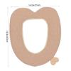 Holibanna Elegant Simple Design Toilet Seat Cover Warm Washable Seat Pads for Bathroom Soft Comfortable view 2