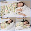 Nockovi J-Shaped Ear Piercing Pillow, 4" Hole, Ergonomic, White Velvet view 3