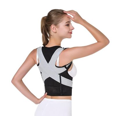 Adjustable Back Corrector for Women and Men Breathable Back Support Brace Concealed Back Straightener Provide Neck Shoulders and Upper Back Pain Relief