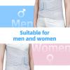 Lumbar Support Widen 32cm Back Brace Abdominal Binder Lower Waist Support Belt Breathable Lumbar Decompression Belt Compression Wrap for Women Men Lower Back Pain Relief view 3