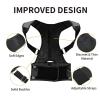 Back Brace Corrector with Magnetic Therapy for Women and Men, Adjustable Back Waist Support Belt Spinal Postural Support for Upper Lower Back Pain Relief view 2