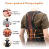 Back Brace Corrector with Magnetic Therapy for Women and Men, Adjustable Back Waist Support Belt Spinal Postural Support for Upper Lower Back Pain Relief view 4