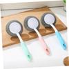 Efficient Dishwasher Brush Steel Ball Pot Dish Scrubber Dishwashing Tool Long Handle Comfortable Grip Style view 2