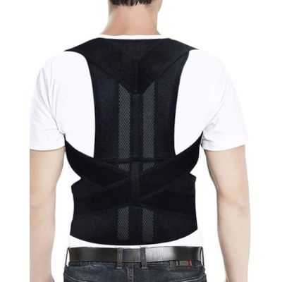 XS-5XL Plus Size Adjustable Full Back Brace Corrector for Men and Women for Slouching and Hunching to Improve Bad Thoracic Kyphosis and Upper Lower Back Pain