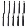 10 Pieces Hearing Aid Cleaning Brush, Small and Portable, with Wax Loop for Hearing Aid Maintenance and Clean (Black) view 1