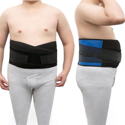 S-6XL Big Size Back Brace Men Women Elastic Lumbar Support Orthopedic Belt Waist Back Corrector Breathable Spine Decompression Band for Lower Back Pain