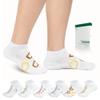 Bulinlulu Diabetic Socks for Men Women,6 Pairs Low Cut Non Binding Diabetic Socks,Bamboo Seamless Socks for Men Size 10-13 13-15(Light Bright Pattern-Large) view 1