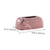 HOLIDYOYO Rose Gold European Tissue Box Modern Acrylic Napkin Holder for Ktv Hotel and Bar Stylish Tissue Storage Adornment for Home and Office Decor view 2