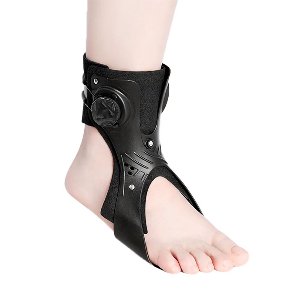 SFKLYU Drop Foot Brace Stabilizer, AFO Drop Foot Brace Orthosis, Lightweight Foot Support for Walking with Shoes, Lightweight & Invisible,A2 Right,S
