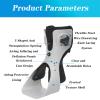 SFKLYU Drop Foot Brace Stabilizer, AFO Drop Foot Brace Orthosis, Lightweight Foot Support for Walking with Shoes, Lightweight & Invisible,A2 Right,S view 2