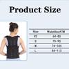 Adjustable Full Back Support Belt Corrector for Men and Women, Breathable Upper and Lower Back Support Brace, Providing Pain Relief from Neck Back Shoulder Clavicle view 3