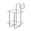 Holibanna Punch Free Wall Mount Hand Hanging Basket Bottle Bracket Stainless Steel Pump Bottle Storage Rack for Bathroom and Container Holder Hooks view 1