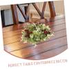 2pcs Eucalyptus Berry Candle Wreaths for Table Decor Faux Floral Candle Holders for Home Weddings Parties and Seasonal Celebrations view 3