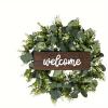 Artificial Garland, Artificial Plant Door Hanging, Decorative Wall Hanging view 1