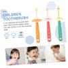 Anneome 3pcs Ergonomic Design Boys and Girls Toothbrushes for Toddlers Years Old Comfortable Brushing Experience view 3