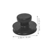 BESPORTBLE 2pcs Singing Bowl Handles Suction Cups Yoga Sound Bowl Lifter for Meditation Suction Tool view 2
