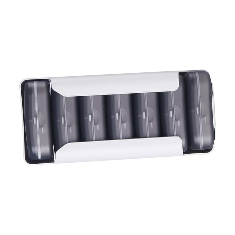Healeved Layers Organizer Container Portable Travel Pill Box Med Wallet Pill Case Stackable Storage