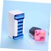 Healeved Layers Organizer Container Portable Travel Pill Box Med Wallet Pill Case Stackable Storage view 3