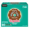Donut Shop Medium Roast Coffee, K cups, with Health & Outdoors Packaging (80, Original) view 1