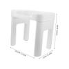 Vaguelly Boy Girl Toilet Step Stool and Adult Toilet Seat Riser Sturdy Design for Safe Bathroom Use Non- Material for Boys and Girls and Seniors High for Potty Training view 2