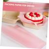 Cabilock 50sheets Fried Chicken Paper Food Packing Paper Cake Roll Wrapping Wax Candy Wrappers Strip Pattern view 3