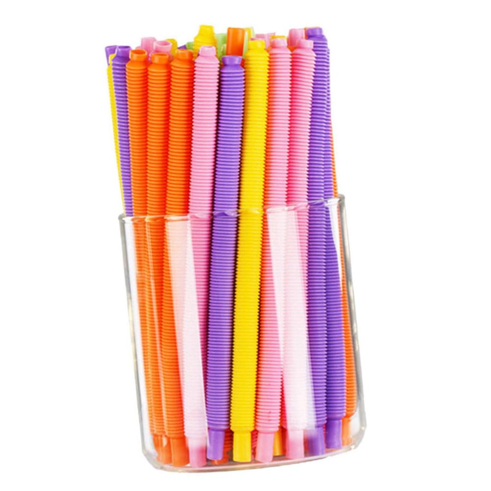 SKISUNO 30Pcs Drinking Straws Bendable Plastic for Smoothies Juices and Iced Random Colors for Celebrations and Events