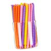 SKISUNO 30Pcs Drinking Straws Bendable Plastic for Smoothies Juices and Iced Random Colors for Celebrations and Events view 1
