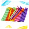 SKISUNO 30Pcs Drinking Straws Bendable Plastic for Smoothies Juices and Iced Random Colors for Celebrations and Events view 3