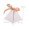 Angoily 25Pc Elegant Triangle Candy Boxes Creative Candy Packaging for Weddings Birthdays Celebrations Sturdy Paper Treat Holders with Ribbons for Effortless Distribution view 2