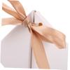 Angoily 25Pc Elegant Triangle Candy Boxes Creative Candy Packaging for Weddings Birthdays Celebrations Sturdy Paper Treat Holders with Ribbons for Effortless Distribution view 3