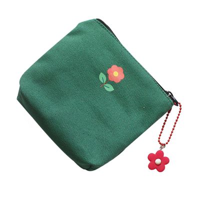 LIFKOME Feminine Hygiene Liner Bag Canvas Sanitary Napkin Storage Pouch Small Cute Pouch for Menstruation Bag Portable