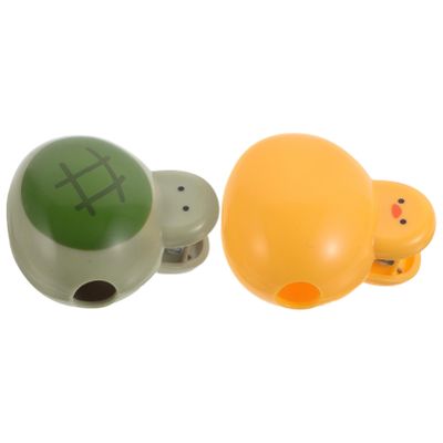 SAFIGLE 2pcs Cute Animal Toothbrush Covers Portable Caps for Electric Toothbrush Travel Adorable Turtle and Designs for Boy Girl