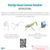 Oxiclips Nasal Cannula Retainer, Eyewear Attachment Clip, Prevents Ear Irritation, Made in the USA 2 Pieces view 2