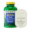 250 Count SPR -ing Valle Extra Strength Magnesium Oxide 400 mg Over 8 Months of Supply (250 Days) + Vitamin Guide Included Muscle & Bone Health view 1