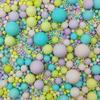Edible Pearl Sugar Sprinkles Macaron Candy Mixing Size Baking, Edible Pastel Pearl Sprinkles for Cake Decorating Celebrations Wedding Valentines Easter Halloween Christmas Supplies 120g/ 4.23oz view 1